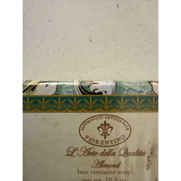 SAPINIFICIO ARTIGLANALE FLORENTINO ALMOND SCENTED FINE HANDMADE SOAP 10.5 OZ - Picture 5 of 6